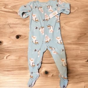 Carter's zipper pajamas toddler size 2T